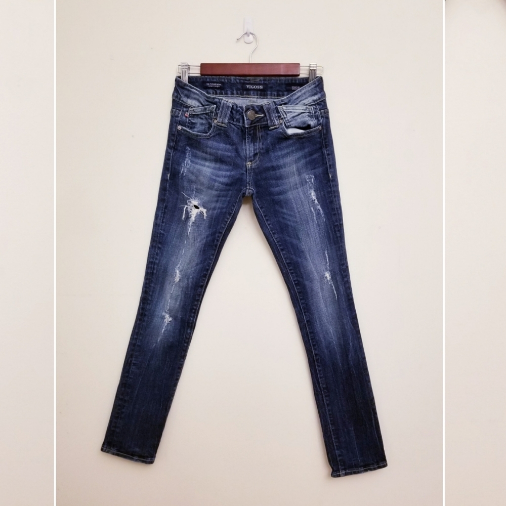 VIGOSS The Thompson Tomboy Skinny Jeans, 26